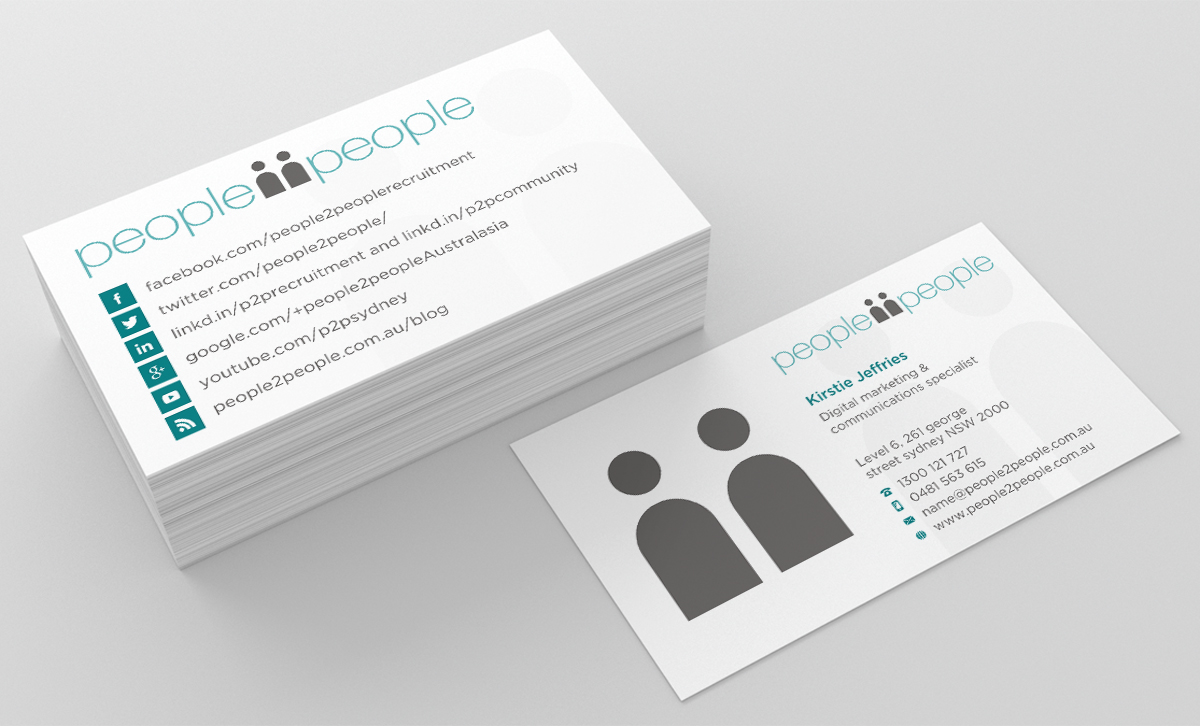 Design de Carte de Visite par INDIAN_Ashok pour people2people | Design #5937979