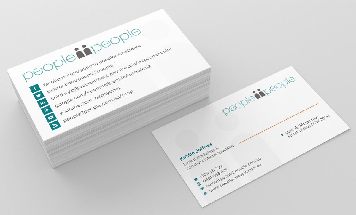 Design de Carte de Visite par INDIAN_Ashok pour people2people | Design #5937980