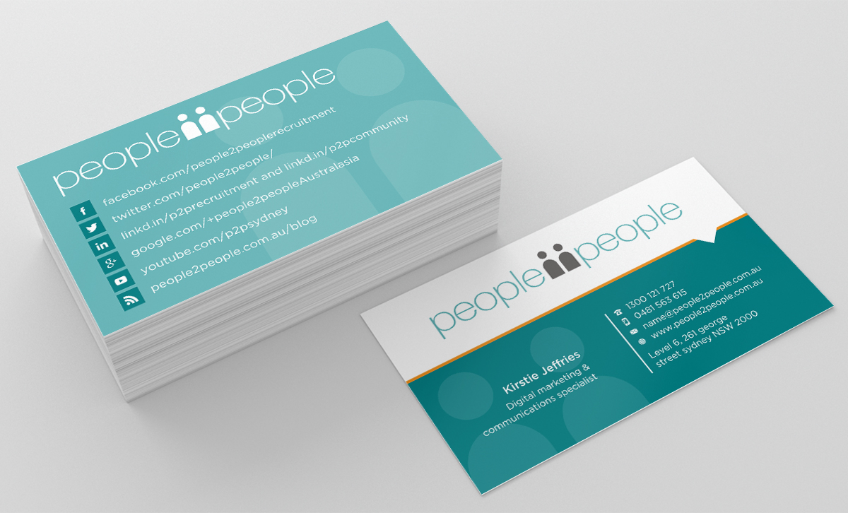 Design de Carte de Visite par INDIAN_Ashok pour people2people | Design #5937982
