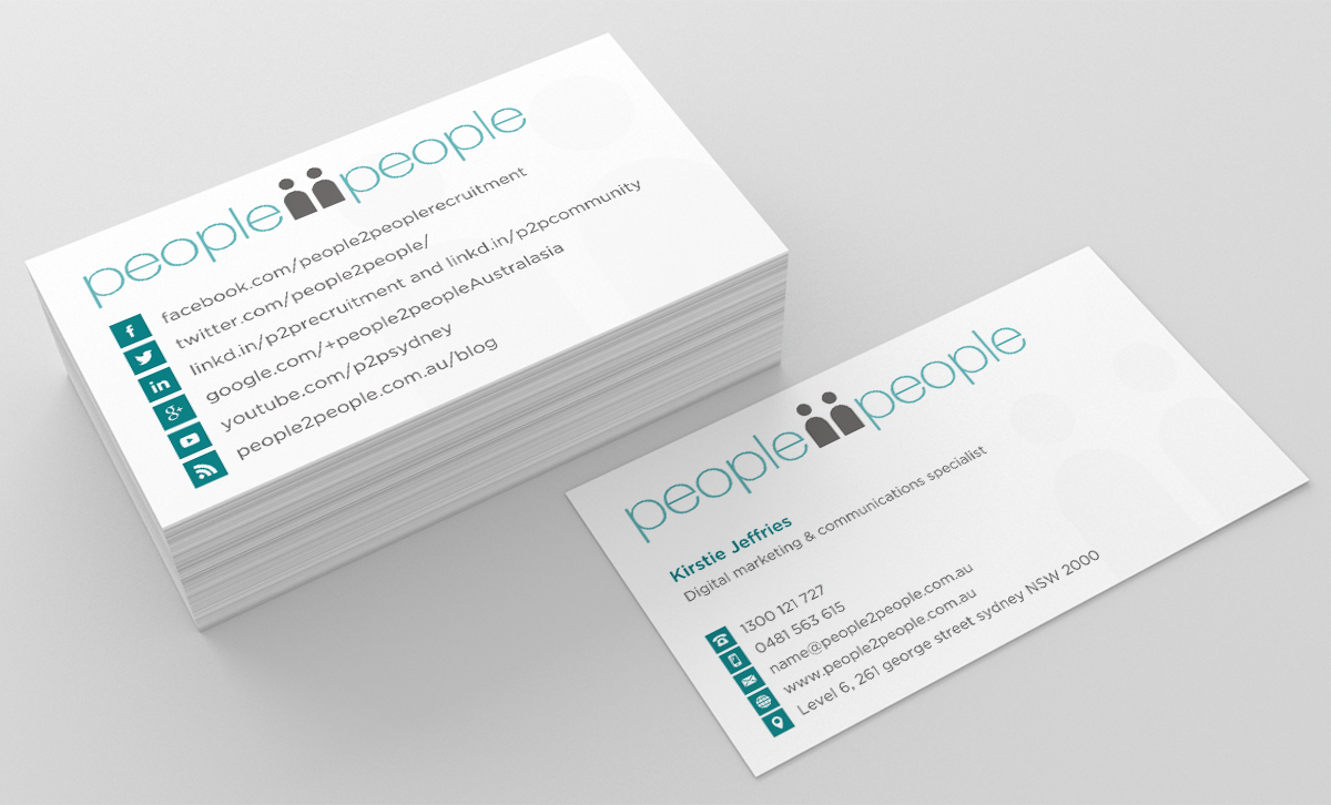 Design de Carte de Visite par INDIAN_Ashok pour people2people | Design #5937984