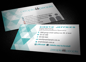 Design de Carte de Visite par Riz' pour people2people | Design #5936898