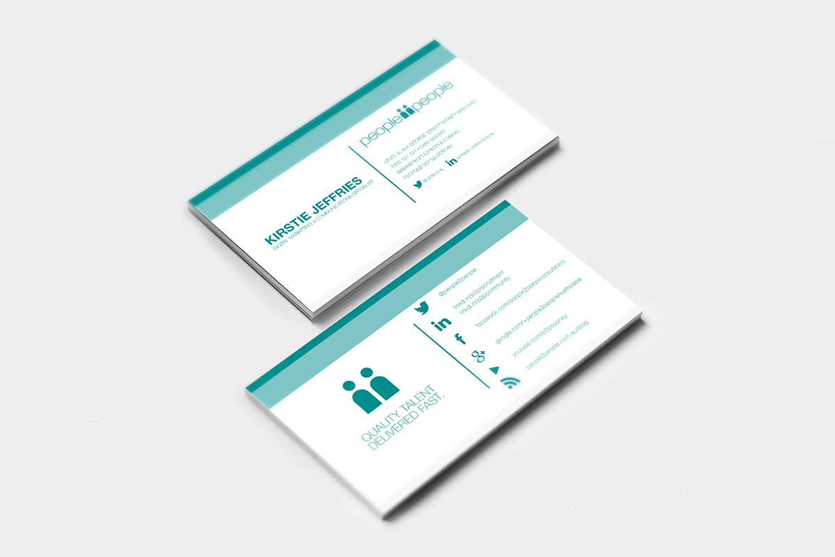 Business Card Design by Siegfried for people2people | Design #5938149