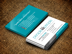 Design de Carte de Visite par snowymasterdesigns pour people2people | Design : #5955756