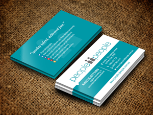 Design de Carte de Visite par snowymasterdesigns pour people2people | Design : #5955854