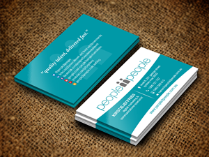 Design de Carte de Visite par snowymasterdesigns pour people2people | Design : #5955869