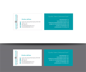 Design de Carte de Visite par nandkumar pour people2people | Design : #5939868