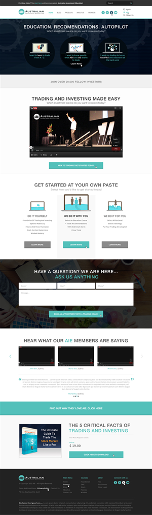 Web-Design von A.D.S für dieses Projekt | Design: #6039927