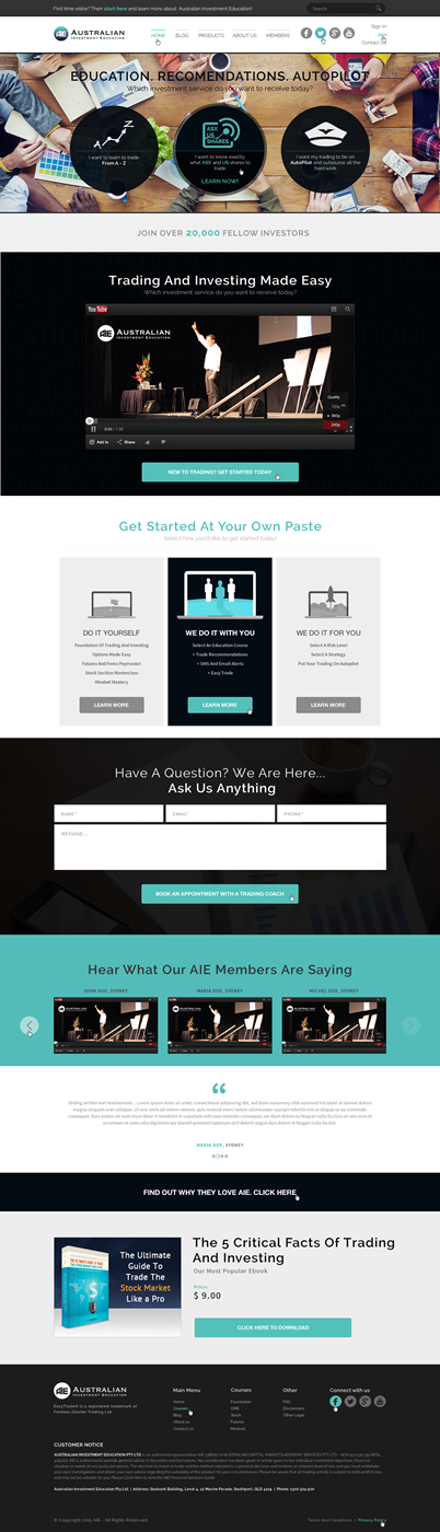 Web Design by A.D.S for this project | Design #6059902