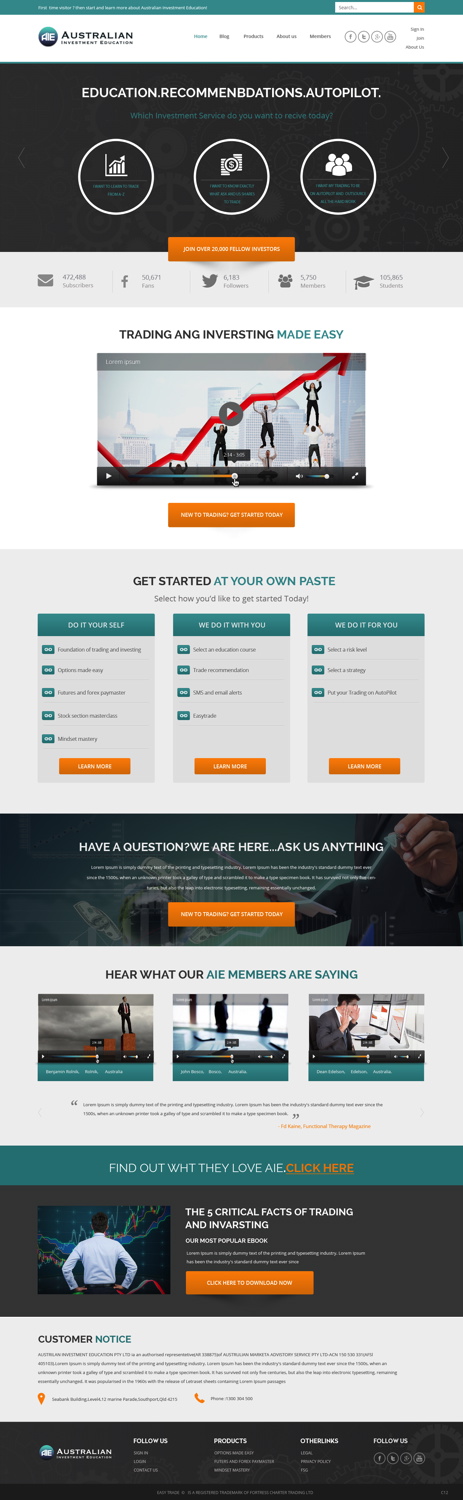 Web Design by pb for this project | Design #6006013
