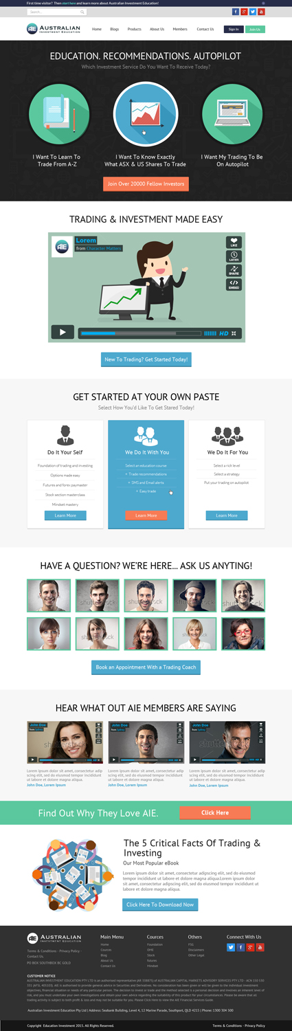 Web Design by OM for this project | Design #6029607