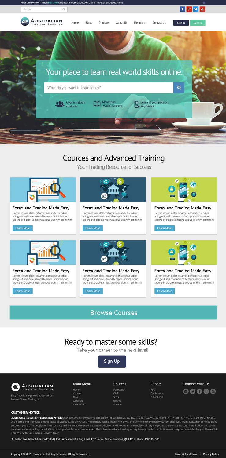 Web Design par OM pour ce projet | Design #6056736