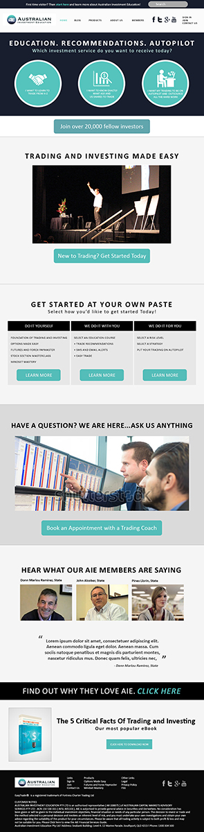 Web-Design von Donn Marlou Ramirez für dieses Projekt | Design: #6002853