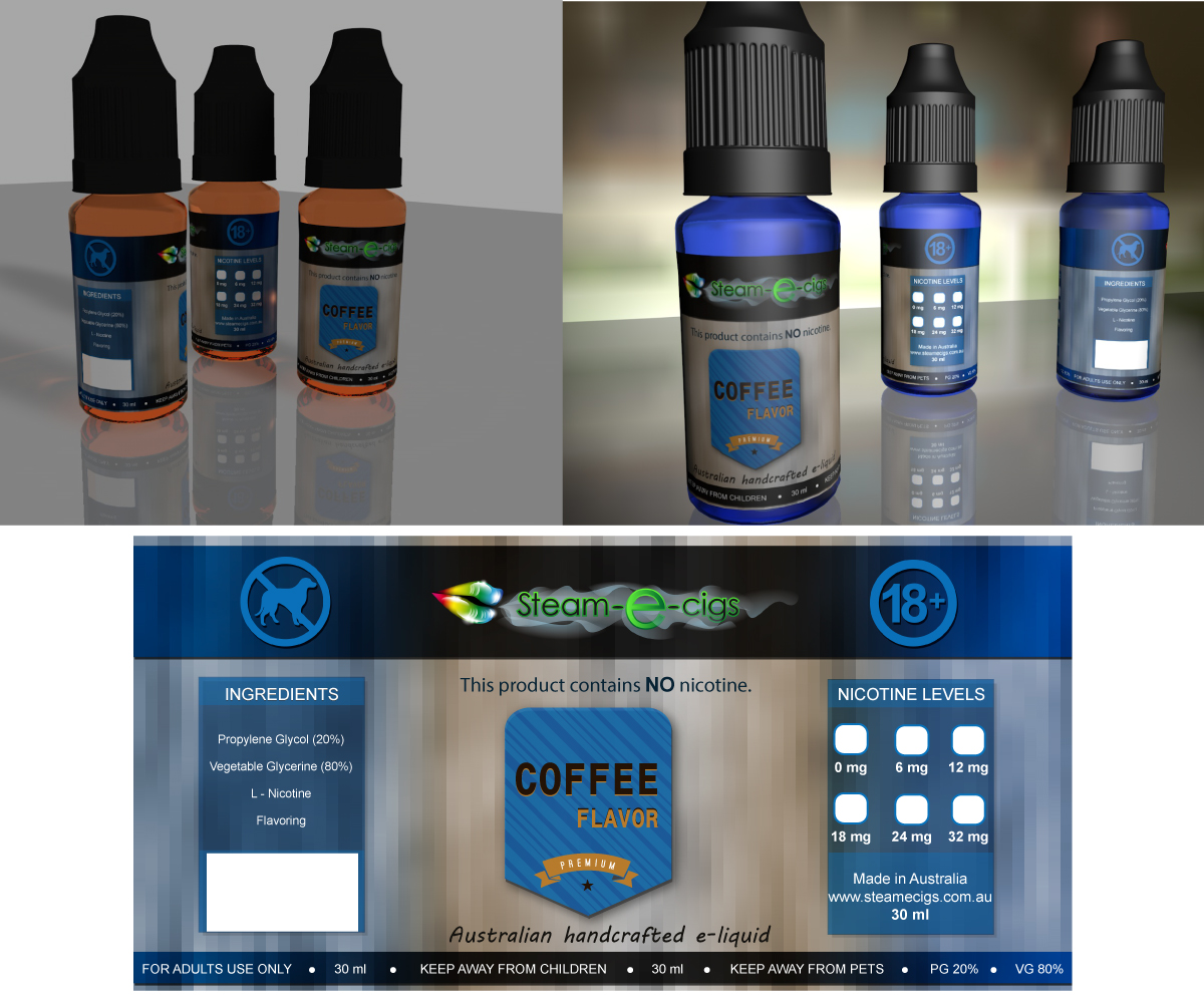 Packaging Design by sekoinanc for Steam-e-cigs | Design #5999546
