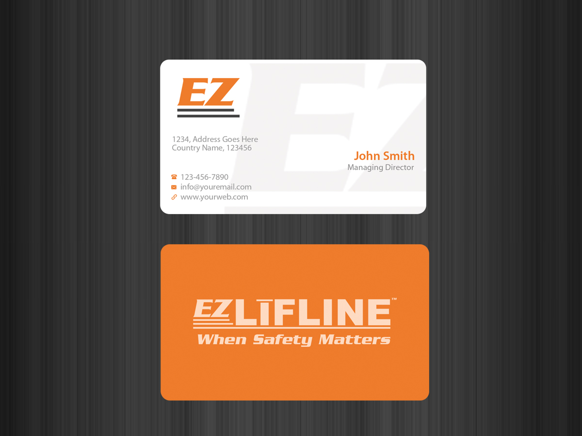 Business Card Design by Creations Box 2015 for EZG Manufacturing | Design #5982724