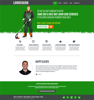 Web Design by jeckx2 for Lawn Charm | Design: #5982000
