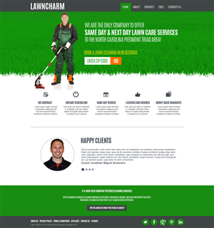 Web Design by jeckx2 for Lawn Charm | Design: #5982003