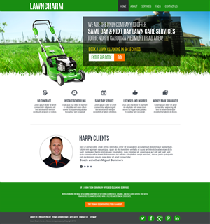 Web Design by jeckx2 for Lawn Charm | Design: #5984218