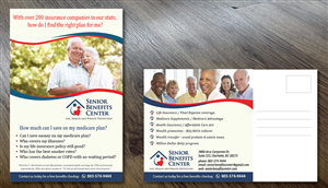 Postcard Design by alex989 for Senior Benefits Center | Design: #6000614