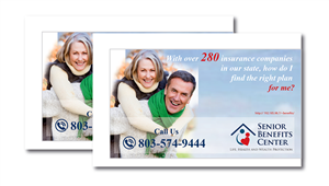 Postcard Design by nafizrahat for Senior Benefits Center | Design: #6001339