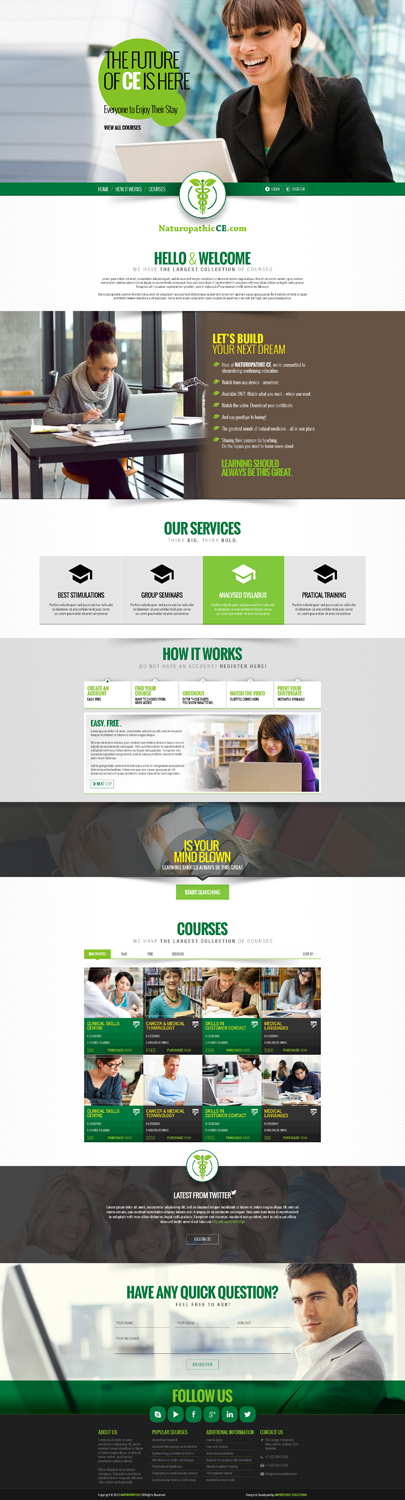 Wordpress Design by Impressive Sol for this project | Design #5956453