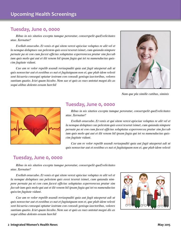 Newsletter Design by Marcy M for this project | Design #5982389