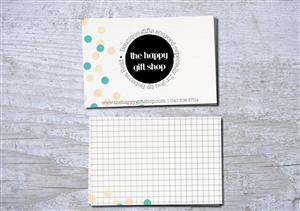 Diseño de Tarjeta de Presentación por kiwi-carla para The Happy Gift Shop | Diseño: #1611130