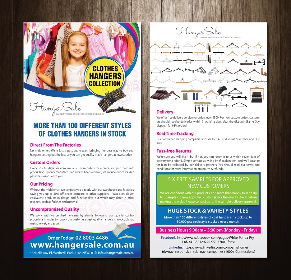 Flyer Design by meet007 for WHITE PANDA PTY LTD | Design #6045142