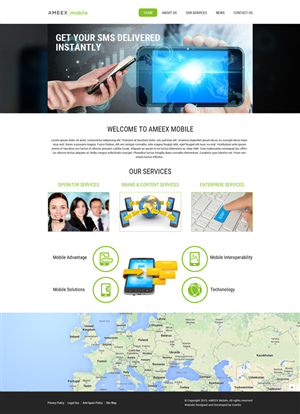 Web-Design von KAMIL für AMEEX Mobile Exchange S.A. | Design: #5965054
