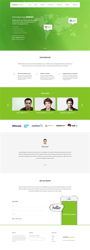 Web-Design von Lauren für AMEEX Mobile Exchange S.A. | Design: #5987206