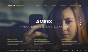 Web Design by pb for AMEEX Mobile Exchange S.A. | Design: #5997553