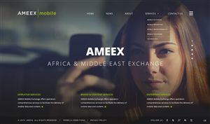 Web Design by pb for AMEEX Mobile Exchange S.A. | Design: #5997568