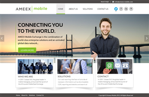 Web Design par OM pour AMEEX Mobile Exchange S.A. | Design #5996023