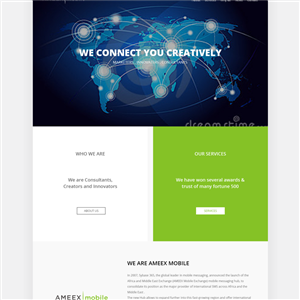 Web Design by Naavyd for AMEEX Mobile Exchange S.A. | Design: #6028036
