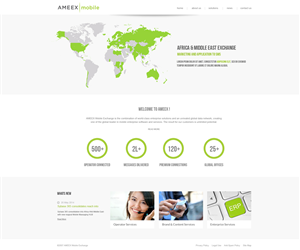 Web-Design von Vikram M für AMEEX Mobile Exchange S.A. | Design: #5962540