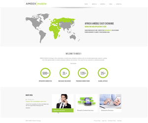 Web-Design von Vikram M für AMEEX Mobile Exchange S.A. | Design: #5979247