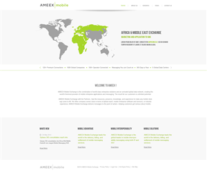Web-Design von Vikram M für AMEEX Mobile Exchange S.A. | Design: #5986390