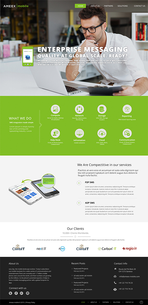 Web-Design von Karthik_Designer für AMEEX Mobile Exchange S.A. | Design #5973326