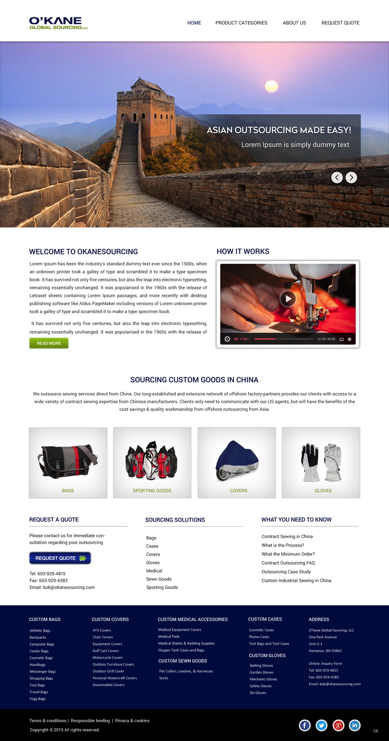 Web Design by pb for this project | Design #6009193