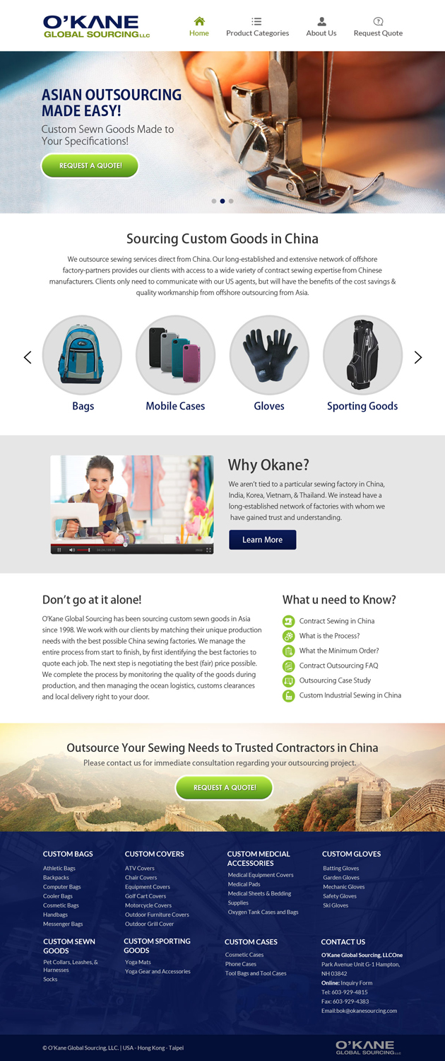 Web Design by OM for this project | Design #5990090