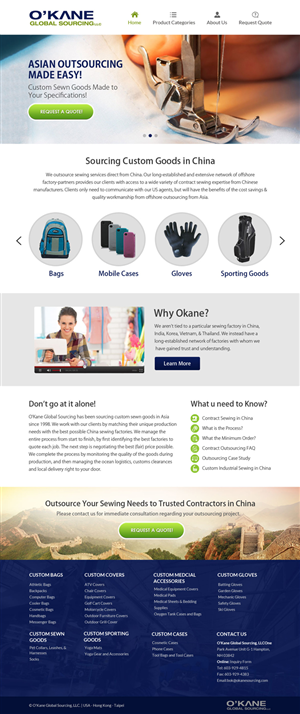 Web Design by OM for this project | Design: #5990090