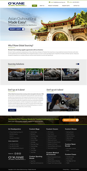 Web Design by OM for this project | Design: #5990098