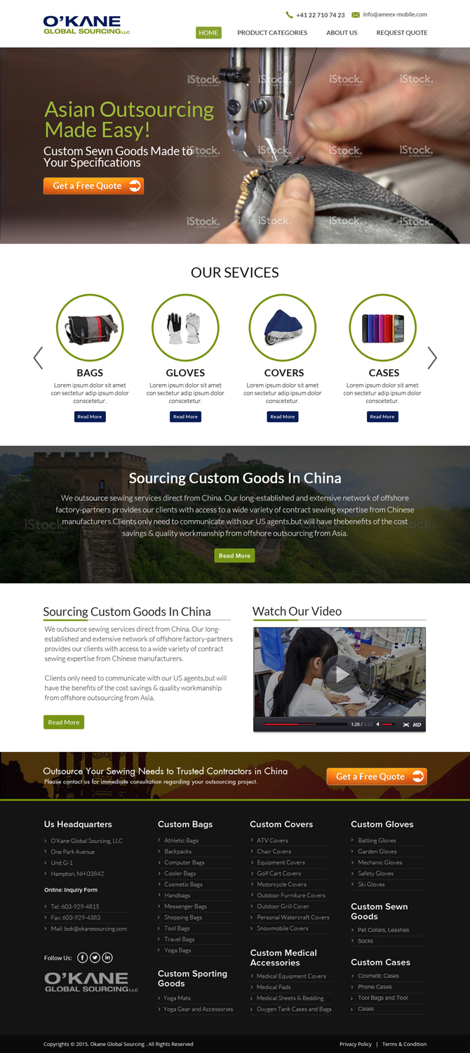 Web Design by OM for this project | Design #5990202