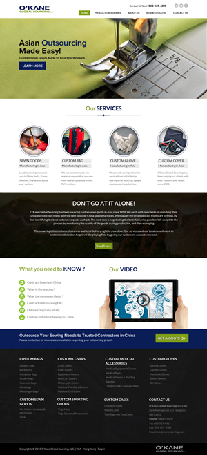 Web Design by OM for this project | Design: #6010175