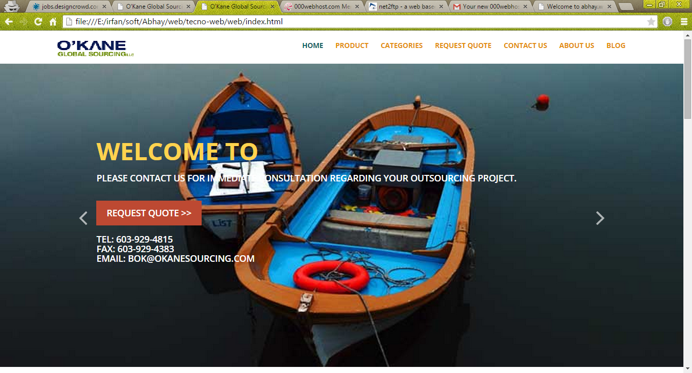 Web Design by raj_1 for this project | Design #5951841