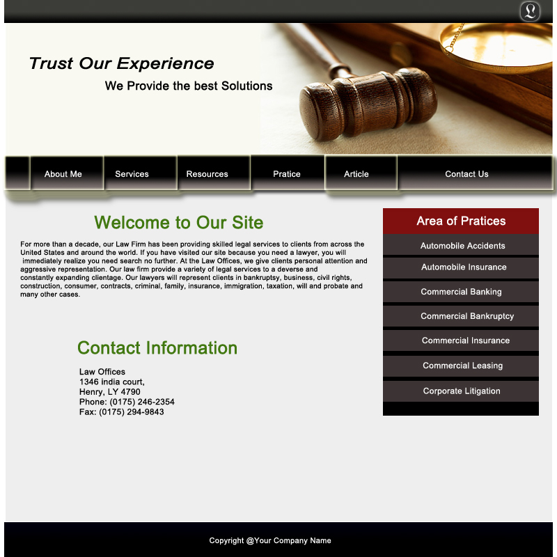 Web-Design von Radiance für Washington Law PLLC | Design #8203