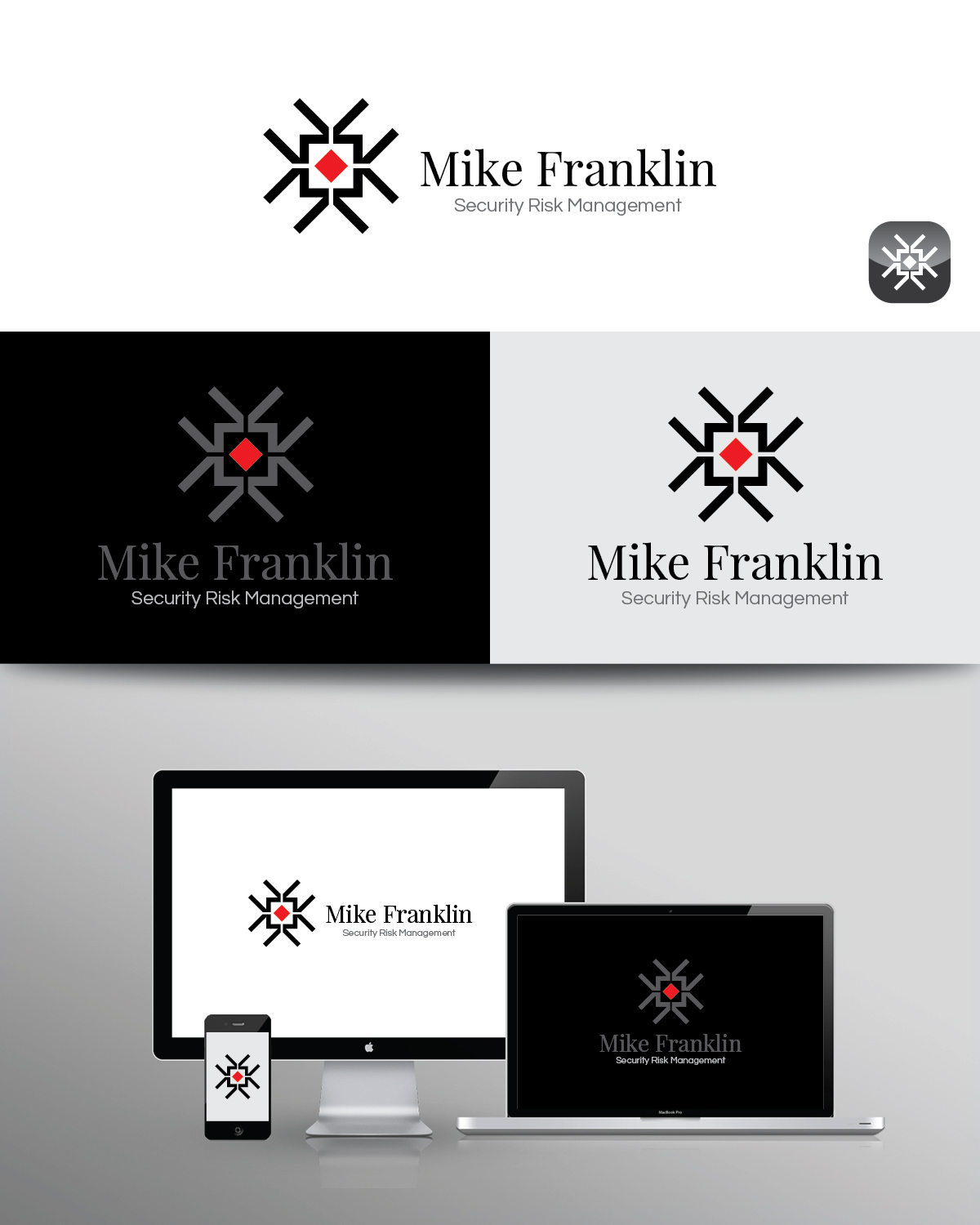 Logo Design by nandkumar for Mike Franklin Security Risk Management | Design #5994432