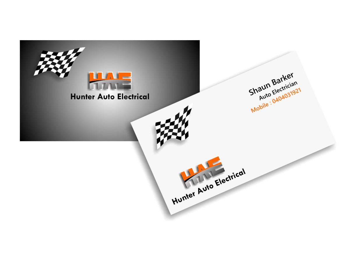 Business Card Design by Fusion Creatives for Hunter Auto Electrical | Design #1617582