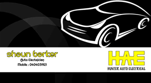 Design de Carte de Visite par mostafa pour Hunter Auto Electrical | Design : #1613030