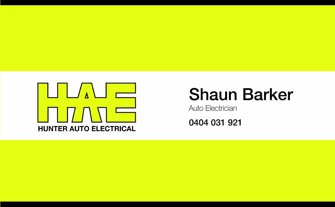 Business Card Design by DreamChaser Studio for Hunter Auto Electrical | Design #1616960