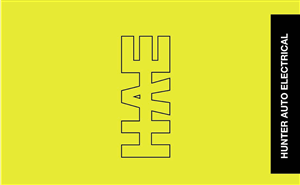 Design de Carte de Visite par DreamChaser Studio pour Hunter Auto Electrical | Design : #1620262